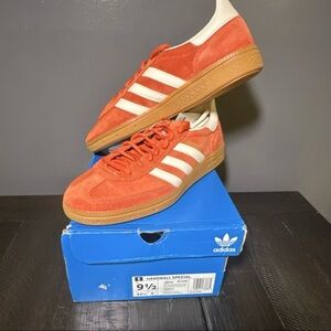 New Adidas Spezial in Orange Suede Men’s Size 9.5 Women’s 10.5.